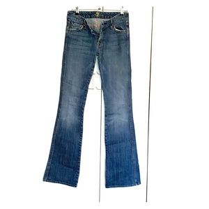 7 for Mankind bootcut jeans lighter wash